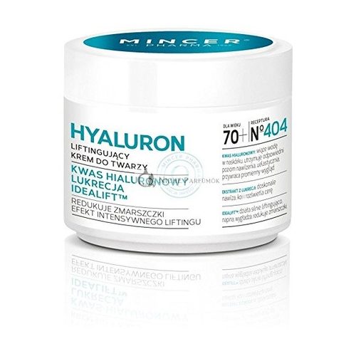 Mincer Pharma HYALURON Anti-Wrinkle Day Cream with Hyaluronic Acid and Licorice Matrixyl 70 + 50ml