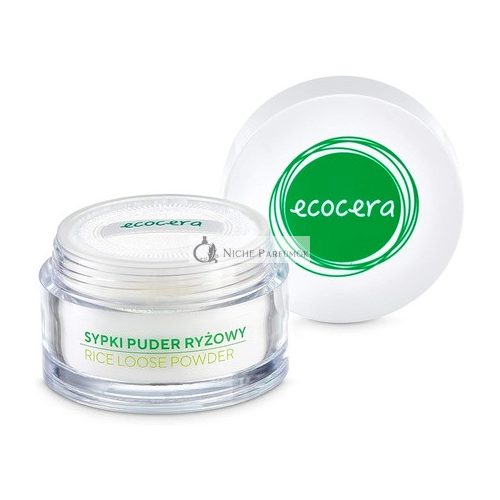 ECOCERA Rice Loose Powder for Oily and Combination Skin Hypoallergenic Translucent Light Powder