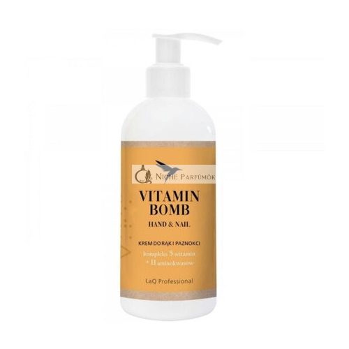 Vitamin Bomb Hand and Nail Cream 300ml LaQ