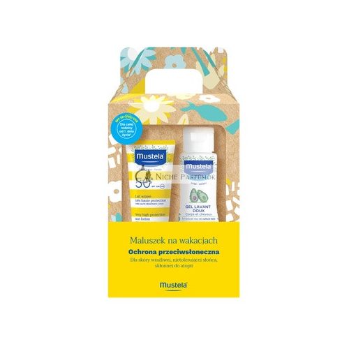 Mustela Baby On Vacation Set - Sunscreen Milk 40 Ml And Gentle Gel 100 Ml