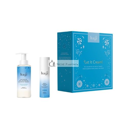 Hagiset Let It Cream Aqua Zone Moisturizing Day Cream 50ml And Gel-Gel Face Wash 150ml