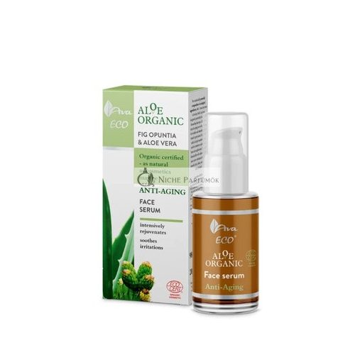 Barbary and Aloe Vera Serum Anti-Aging Moisturizer Aloe Organic 30ml