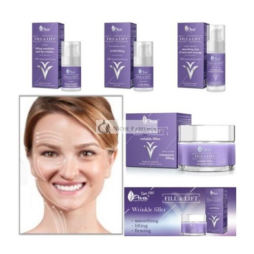 Ava Laboratory Fill & Lift Wrinkle, Nasolabial & Lip, Neck Filler, Eye Cream