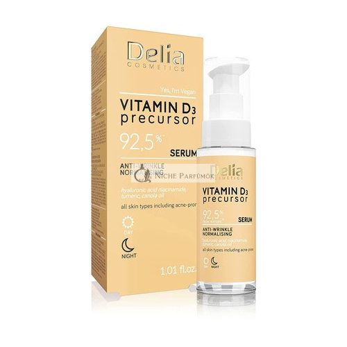 Delia Cosmetics Vitamin D3 Precursor Anti-Wrinkle Normalizing Serum 30ml