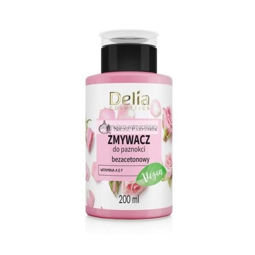 Delia Cosmetics Vege Nail Polish Remover Acetone-Free Strengthening and Care 200ml