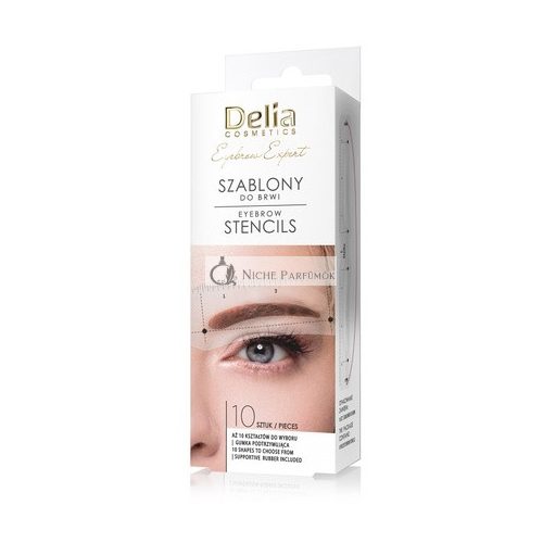 Delia Eyebrow Stencils 10 Pieces