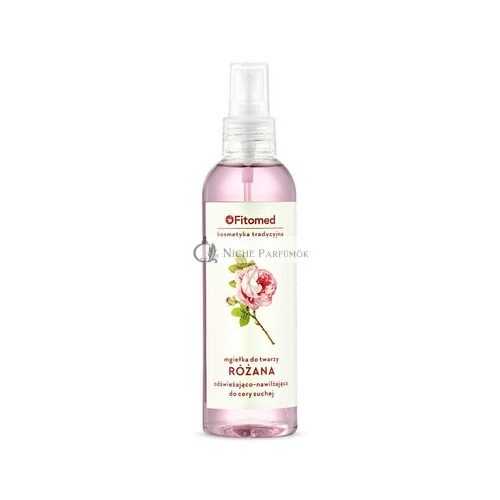 Refreshing and Moisturizing Rose Face Spray for Dry Skin 200ml FITOMED