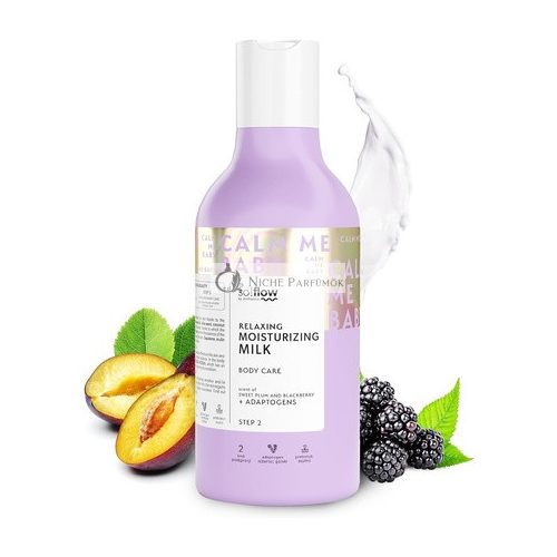 So!Flow Blackberry & Plum Relaxing Body Milk with Nourishing Squalane and Rhodiola Rosea Extract 200ml