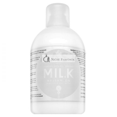 Kallos Milk Shampoo erősítő sampon száraz és sérült hajra 1000 ml