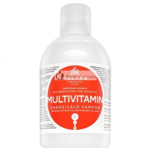 Kallos Multivitamin Energising Shampoo erősítő sampon gyenge hajra 1000 ml