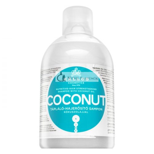 Kallos Coconut Nutritive-Hair Strengthening Shampoo erősítő sampon gyenge hajra 1000 ml