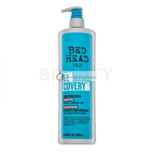 Tigi Bed Head Recovery Moisture Rush Shampoo tápláló sampon száraz és sérült hajra 970 ml