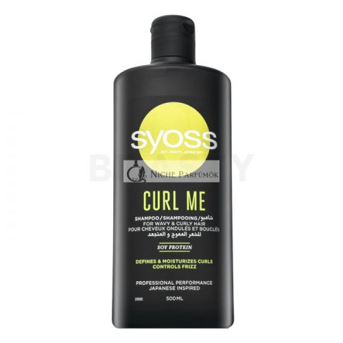 Syoss Curl Me Shampoo sampon hullámos és göndör hajra 500 ml