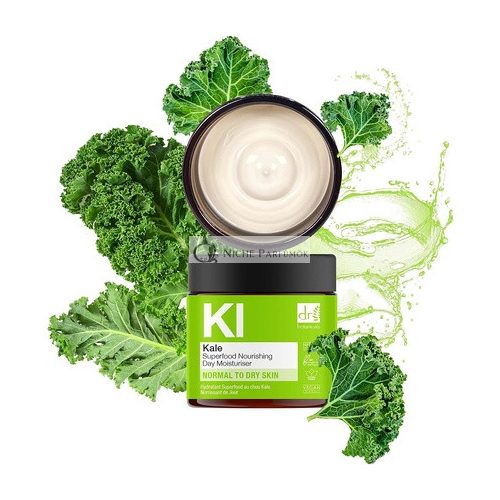 Dr Botanicals Apothecary Superfood Nourishing Day Moisturiser with Kale, Cocoa Butter, Vitamins 60ml