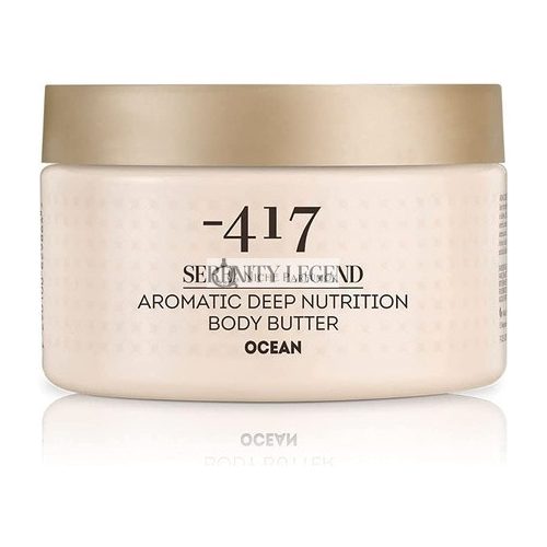 -417 Ocean Aromatic Body Butter Smoothing Moisturizer with Shea Butter and Dead Sea Salt Cosmetics for Dry Skin