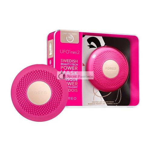 Foreo Ufo Mini 2 Full Facial LED Mask Treatment with Red Light Therapy and Face Massager Fuchsia