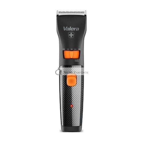 Valera Swiss Excellence Smart 46mm Blade Razor with 5 Cutting Levels and 6 Spacer Combs - Black