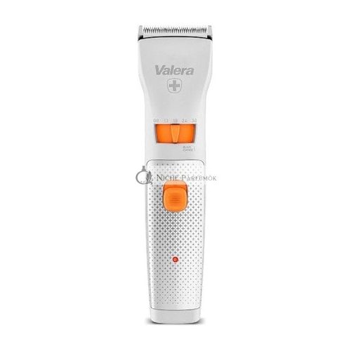 Valera Swiss Excellence Smart 46mm Blade Razor with 5 Cutting Levels and 6 Spacer Combs - White