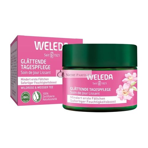 Weleda Organic Smoothing Day Cream Wild Rose & White Tea