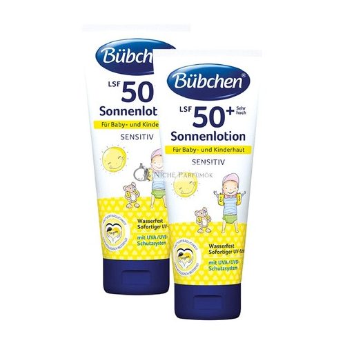 Bübchen Sensitiv Sun Lotion SPF 50+ Water Resistant Sunscreen for Sensitive Baby Skin