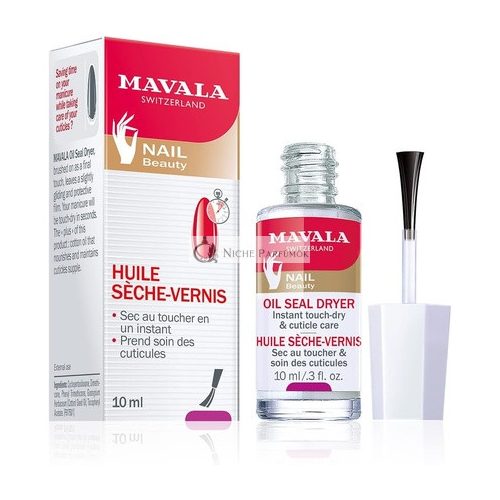 MAVALA Oil Seal Dryer Liquid 10ml Clear Nail Care with Cotton Oil and Vitamin E