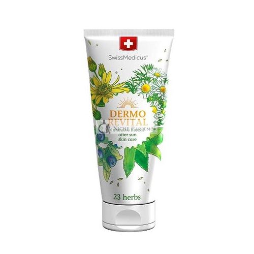 SwissMedicus DermoRevital Herbal Balm for Regenerating Damaged Skin with Beta-Glucan and 23 Herbs 200ml