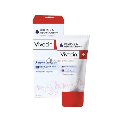 Vivocin Hydration and Repair Cream 30ml - Medical Skincare for Permanent Makeup, Tattoos, or Laser Treatments