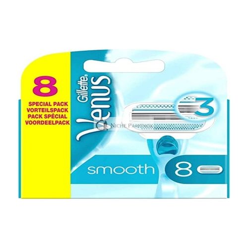 Gillette Venus Smooth Replacement 8 Blades 8 Count