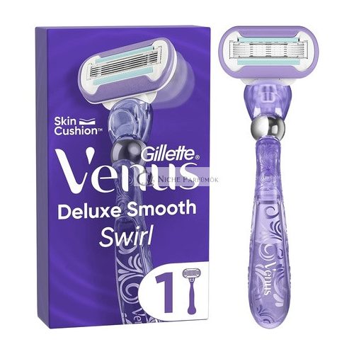 Gillette Venus Deluxe Smooth Swirl Women's Razor 1 Blade 5 Durable Blades