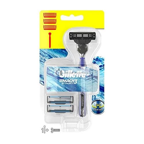 Gillette Mach3 Start Handle + Blades for Men