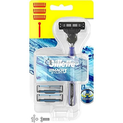 Gillette Mach3 Start Handle + Blades for Men