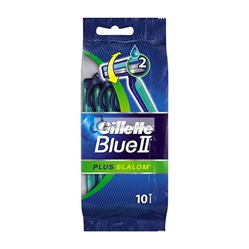 Gillette Blue II Plus Slalom Razor Pack of 10