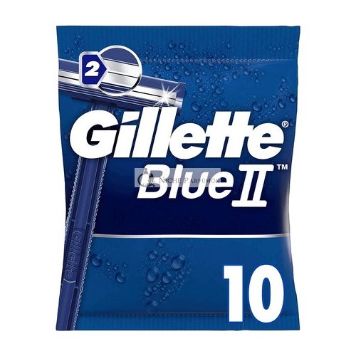 Gillette BlueII Disposable Razors for Men - Pack of 10