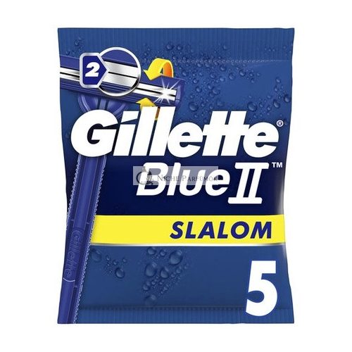 Gillette Blue Ii Men's Disposable Razors - Slalom 5 Pieces