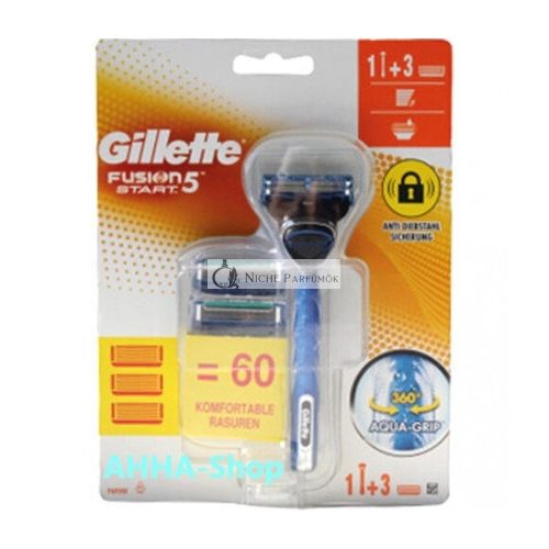 Gillette Fusion 5 Starter Razor with 3 Blades