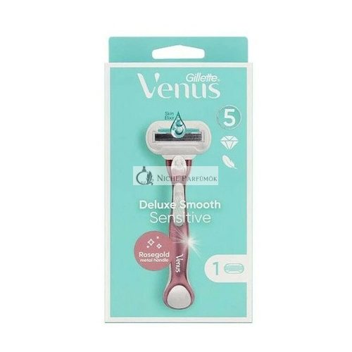 Venus Extra Smooth Sensitive Rose Gold razor with 1 head