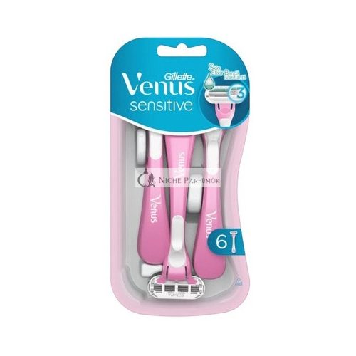 Gillette Disposable Razors Venus Sensitive - 6 Pieces