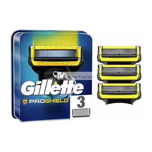 Gillette ProShield Men's Razor Blades with 5 Anti-Friction Blades 3 Refills