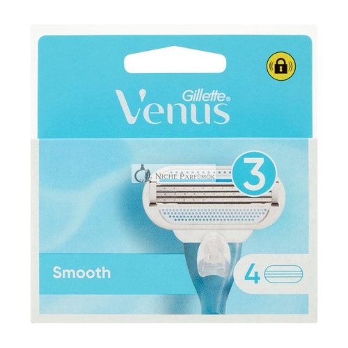 Gillette Venus Smooth Blades - Pack of 4