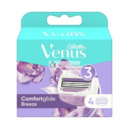 Gillette Venus ComfortGlide Breeze Spare Razor Blades for Women