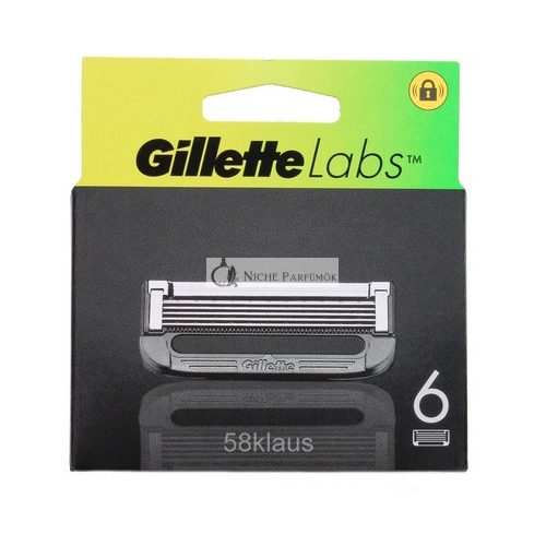 Gillette Blade Refills For Gillettelabs 6 Razor Blades