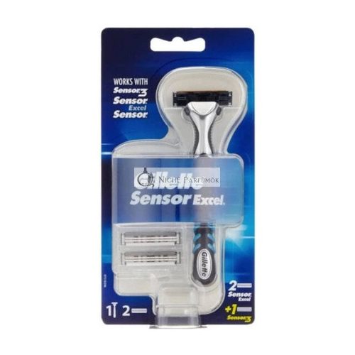 Gillette Sensor Excel Razor + 3 Blades