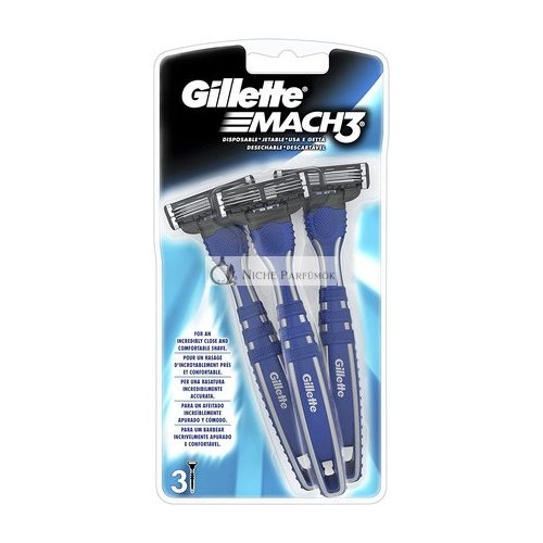 Gillette Mach3 Disposable Razor 3 Units