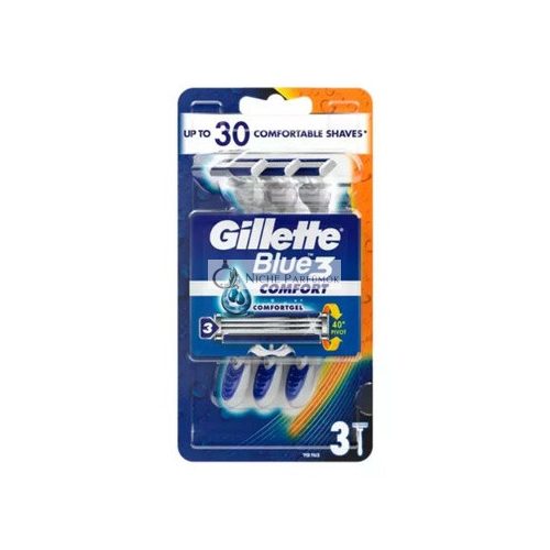 Gillette Blue 3 Comfort Disposable Razor for Men