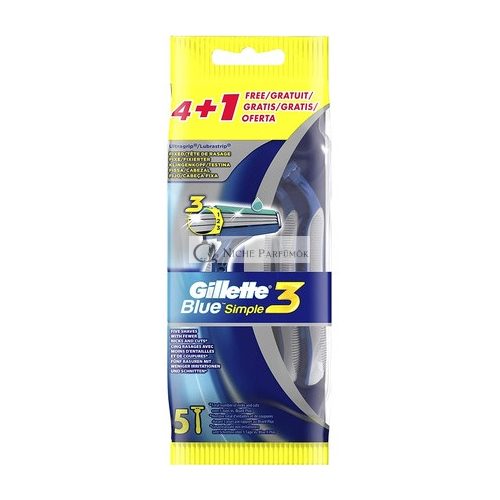 Gillette Blue3 4+1 Disposable Razors