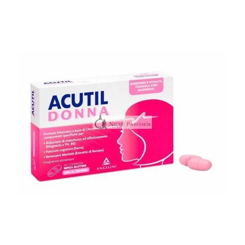 Angelini Acutil Woman Gluten-Free Dietary Supplement 20 Tablets