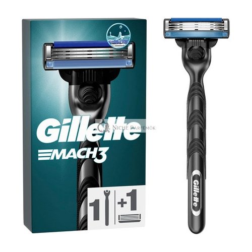 Gillette Mach3 Men's Wet Razor with 1 Razor Blade 3-Blade - Gift for Men