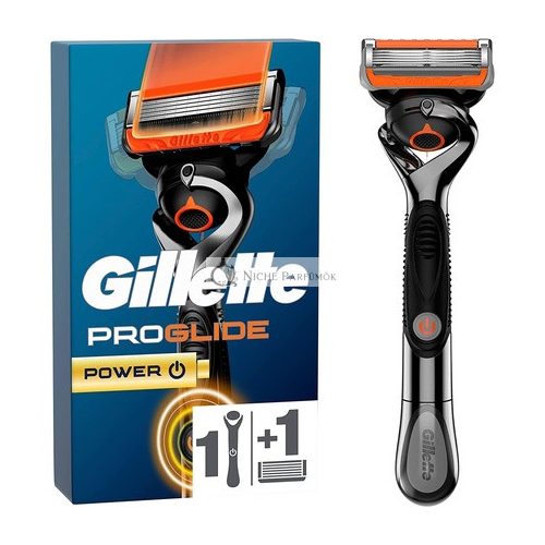 Gillette ProGlide Power Men's Wet Razor + 1 Razor Blade with 5-Blade, Gift for Men