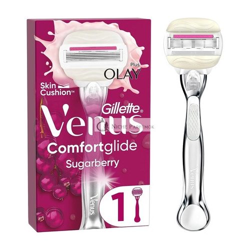 Gillette Venus Comfortglide Sugarberry Platinum Razor for Women