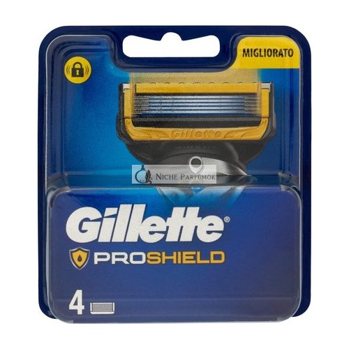 Gillette Rec Proshield 4 Razor Blades - Pack of 4